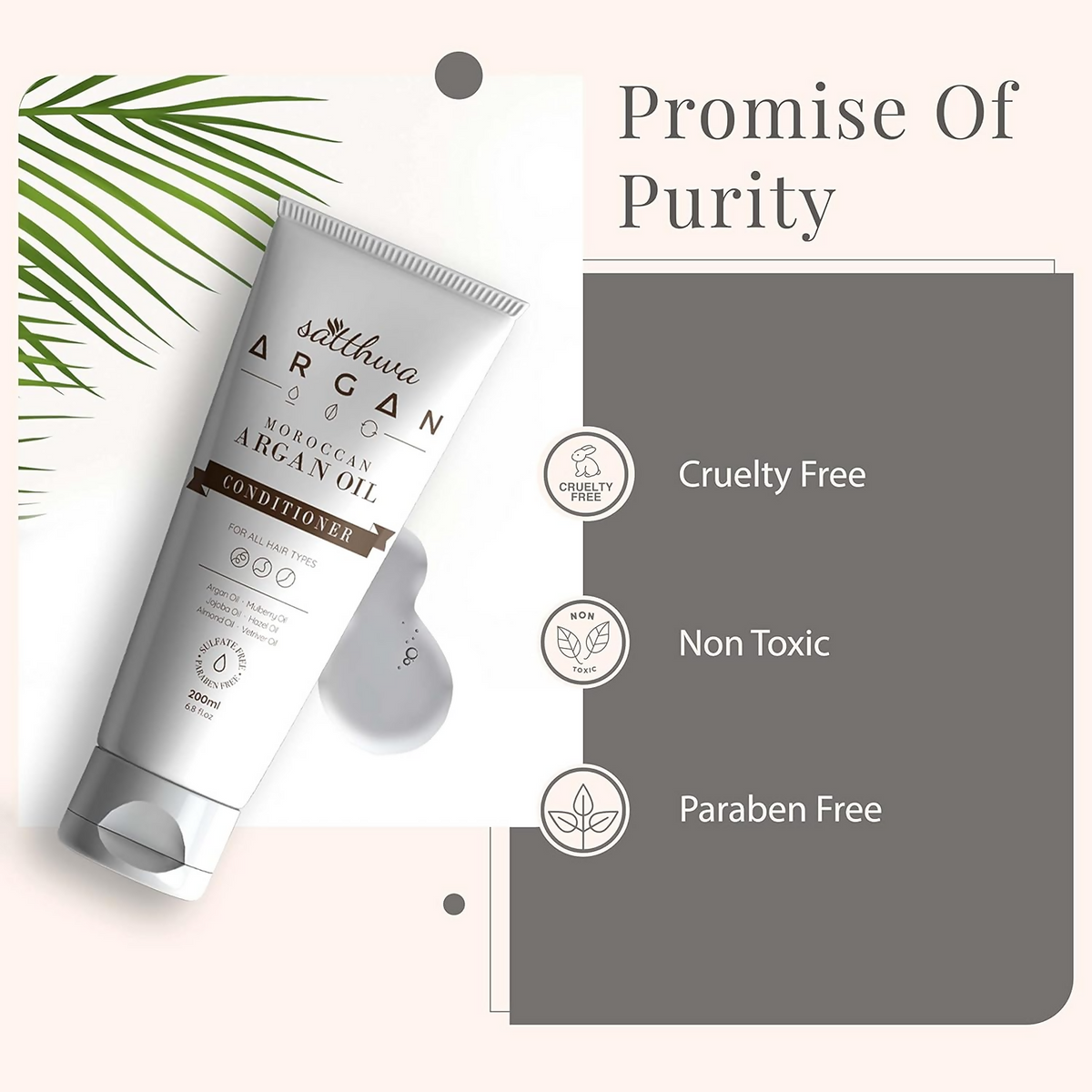 Satthwa Moroccan Argan Oil Conditioner | Grocsy