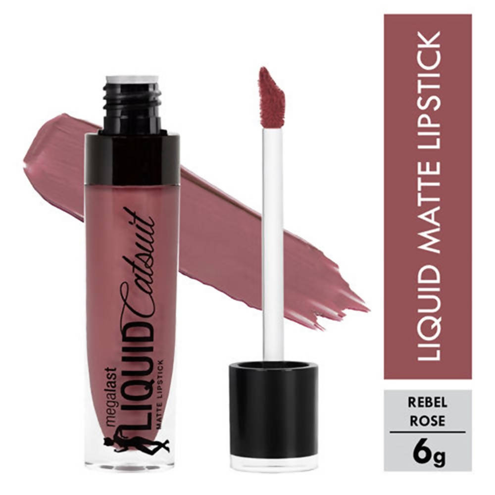 Wet n Wild MegaLast Liquid Catsuit Matte Lipstick - Rebel Rose | Grocsy
