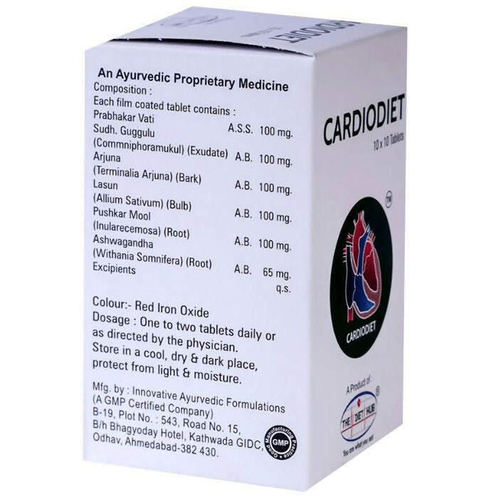 The Diet Hub Cardiodiet Tablets | Grocsy