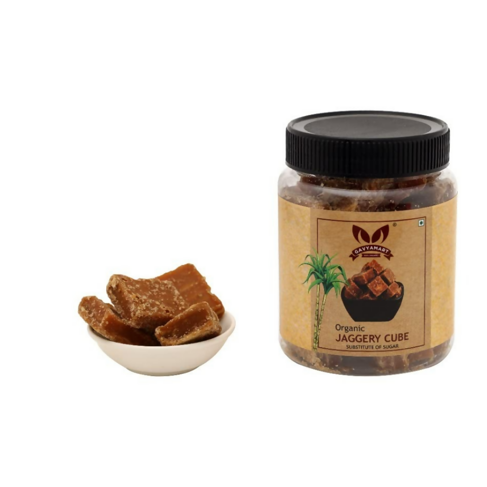 Gavyamart Organic Jaggery Cubes | Grocsy