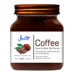 Jeva Coffee Face & Body Exfoliating Gel Scrub | Grocsy
