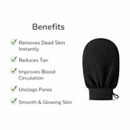 Bronson Professional Exfoliating Bath Glove Body Scrubber Mitt Loofah | Grocsy