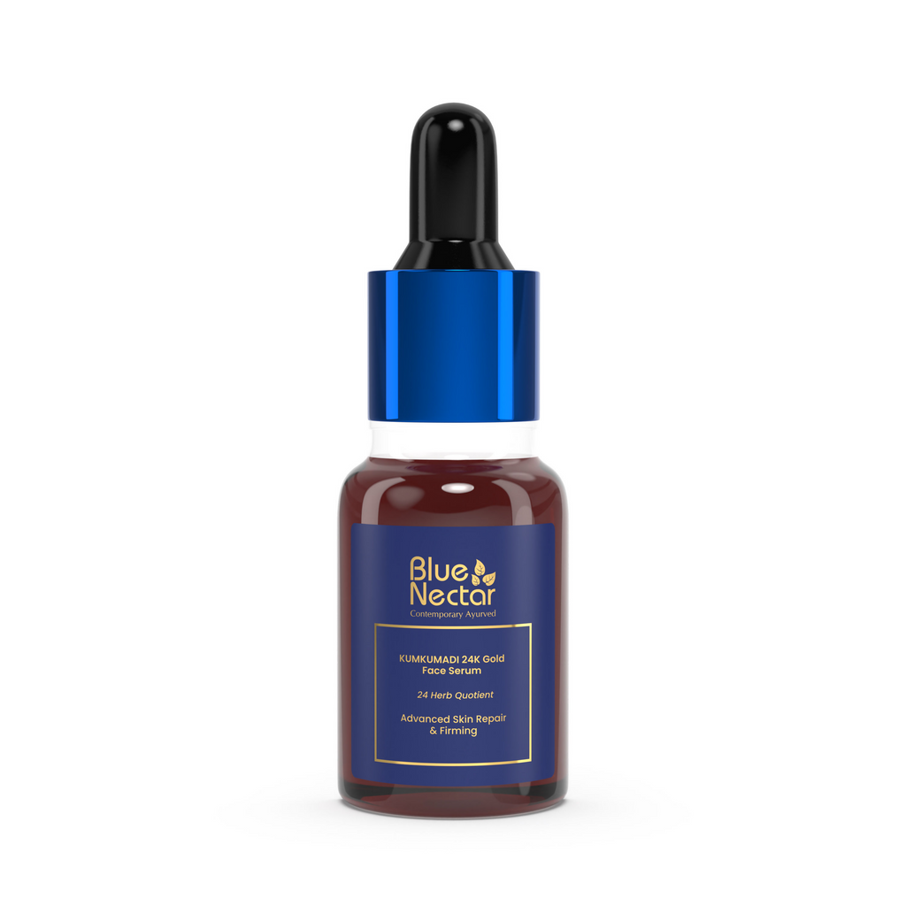 Blue Nectar Kumkumadi 24k Gold Face Serum | Grocsy