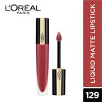 L'Oreal Paris Rouge Signature Matte Liquid Lipstick - 129 I Lead | Grocsy
