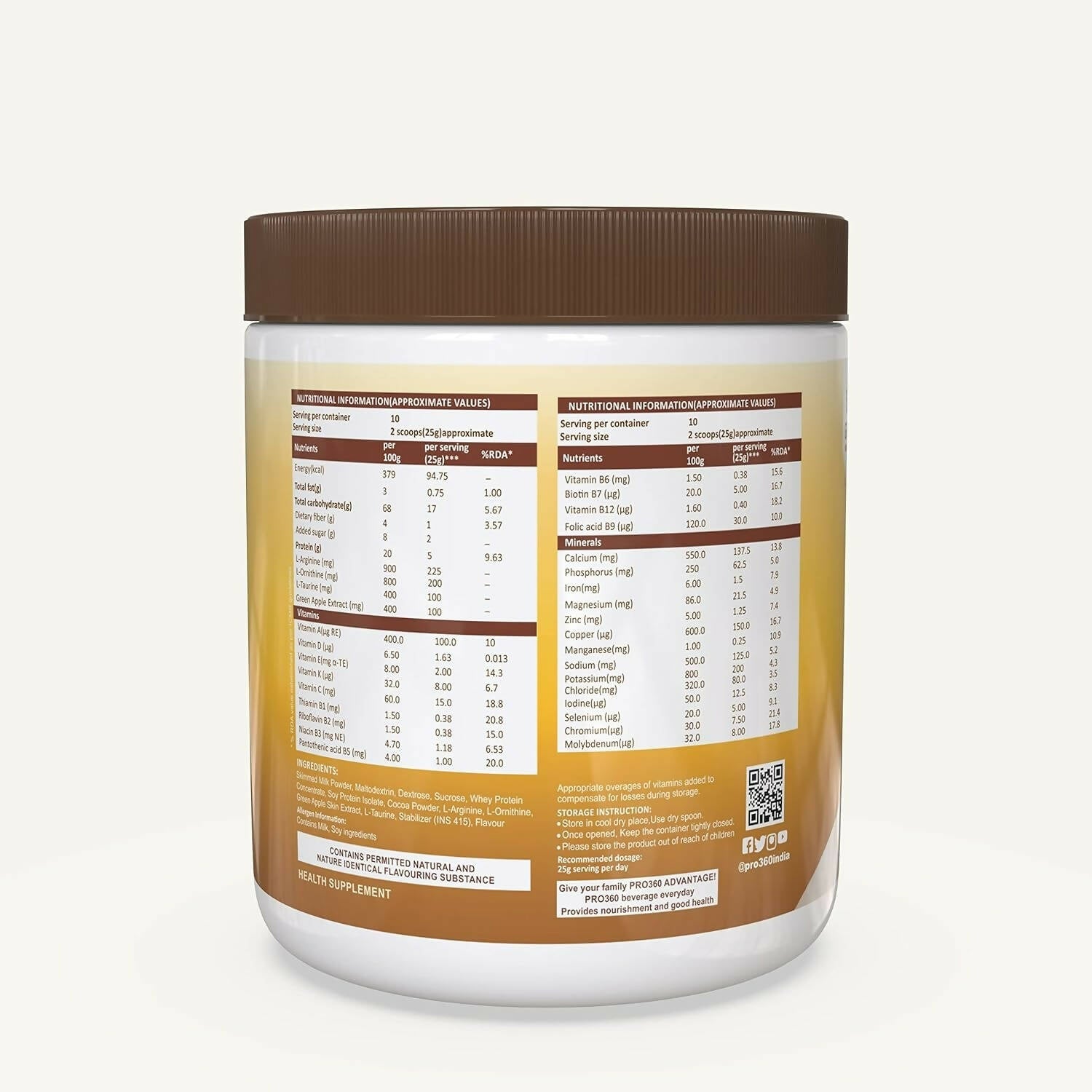 Pro360 Hair Grow Nutritional Protein Supplement Powder | Grocsy