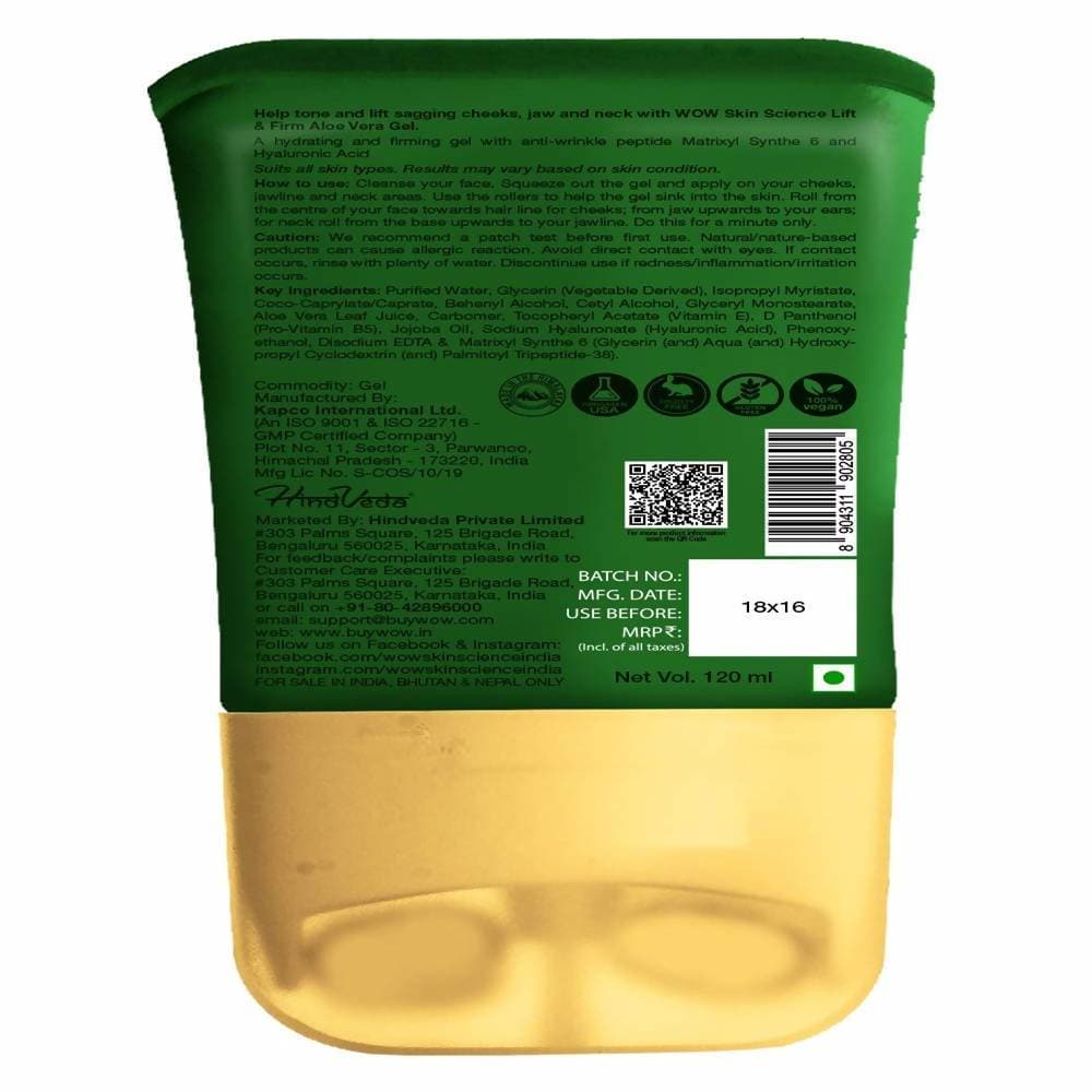 Wow Skin Science Lift & Firm Aloe Vera Gel | Grocsy
