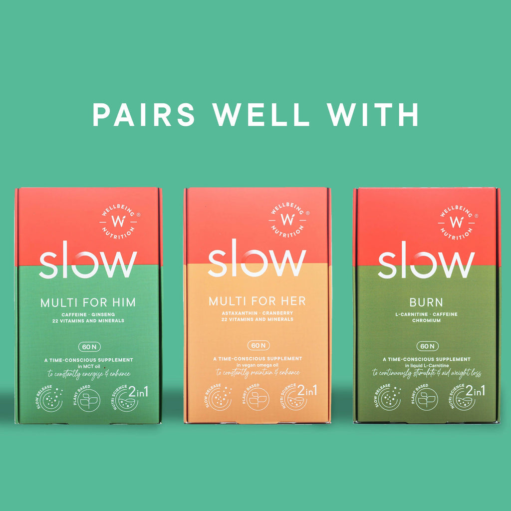 Wellbeing Nutrition Slow | Hair, Skin & Nails Capsules | Grocsy