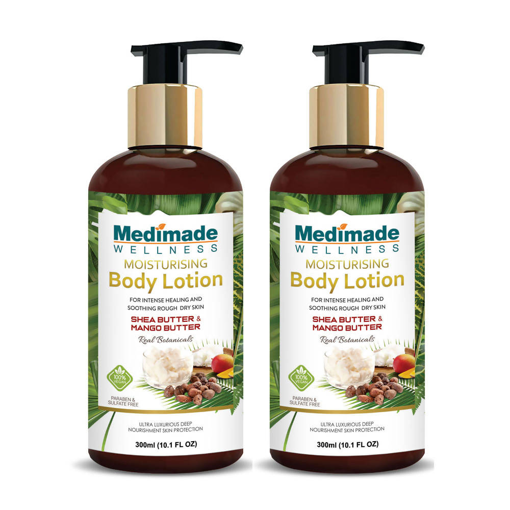 Medimade Wellness Moisturising Body Lotion With Shea Butter & Mango Butter | Grocsy
