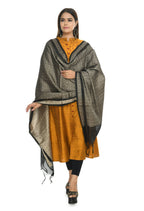 Mominos Fashion Moeza Beautiful Handloom Cotton Black Dupatta | Grocsy