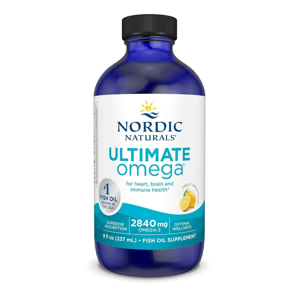 Nordic Naturals Ultimate Omega 3 Fish Oil Liquid - Lemon Flavor | Grocsy