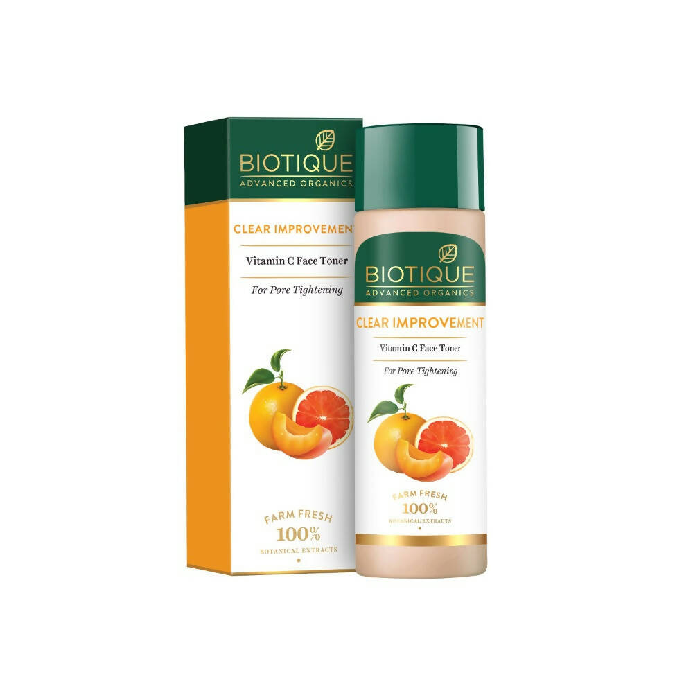 Biotique Advanced Organics Clear Improvement Vitamin C Face Toner | Grocsy