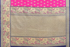 Vamika Pink Printed Art Silk Saree | Grocsy