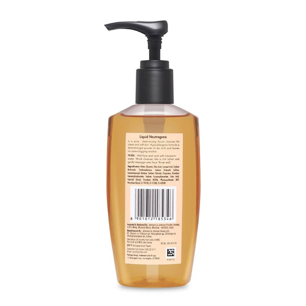 Neutrogena Liquid Pure Mild Facial Cleanser | Grocsy