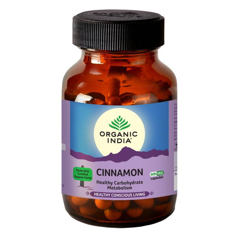 Organic India Cinnamon Capsules | Grocsy