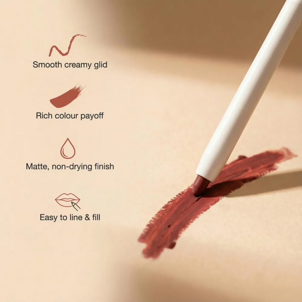 NY Bae 2-in-1 Lip Liner & Lip Colour - Gulkand | Grocsy