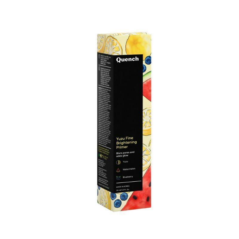 Quench Vitamin C Brightening Primer with Yuzu Extracts & Hydrates & Brightens Skin | Grocsy