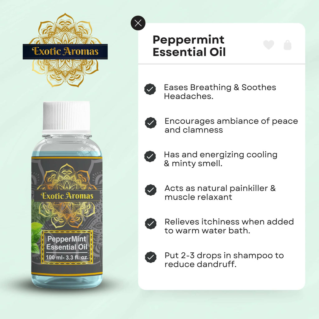 Exotic Aromas Peppermint Essential Oil | Grocsy