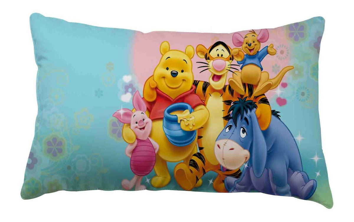 Unique Fashion Microfibre Filled Cushion For Kids - Winnie And The Team | Grocsy