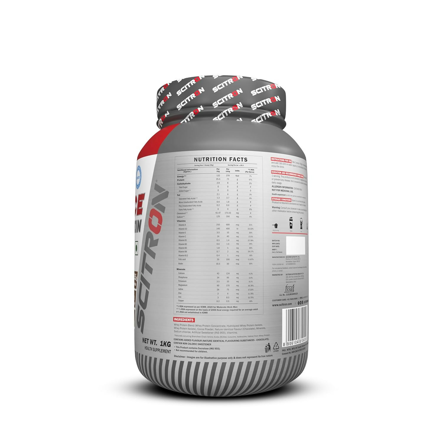 Scitron Advance Whey Protein Milk Chocolate Flavor | Grocsy