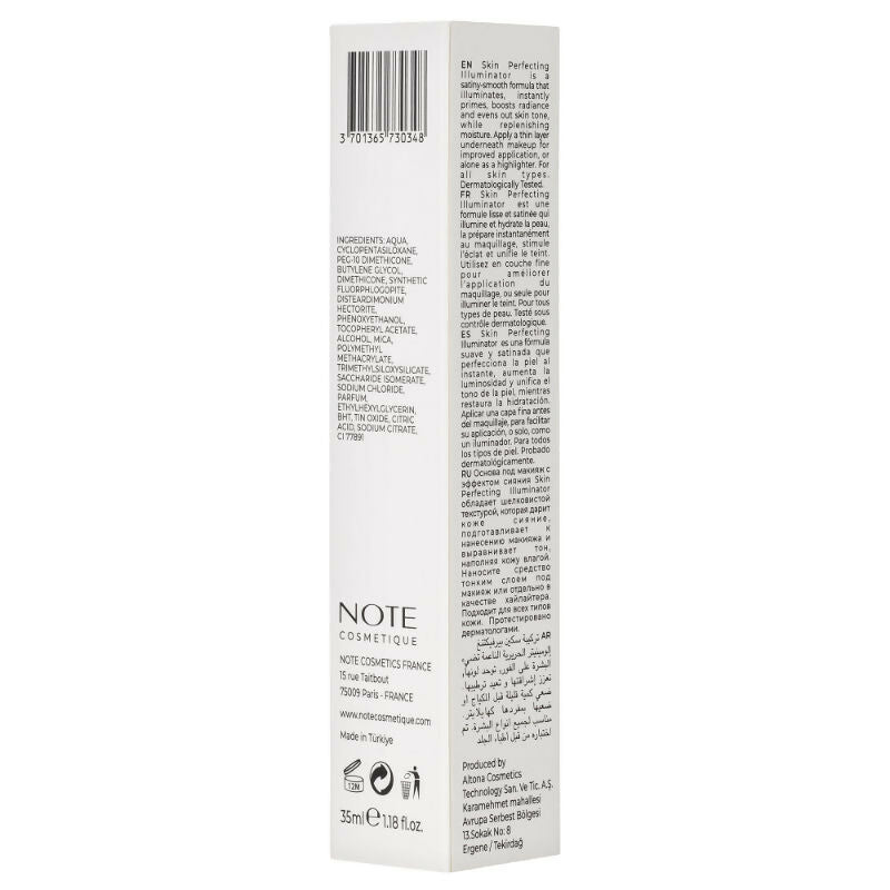 Note Cosmetique Skin Perfecting Illuminator | Grocsy