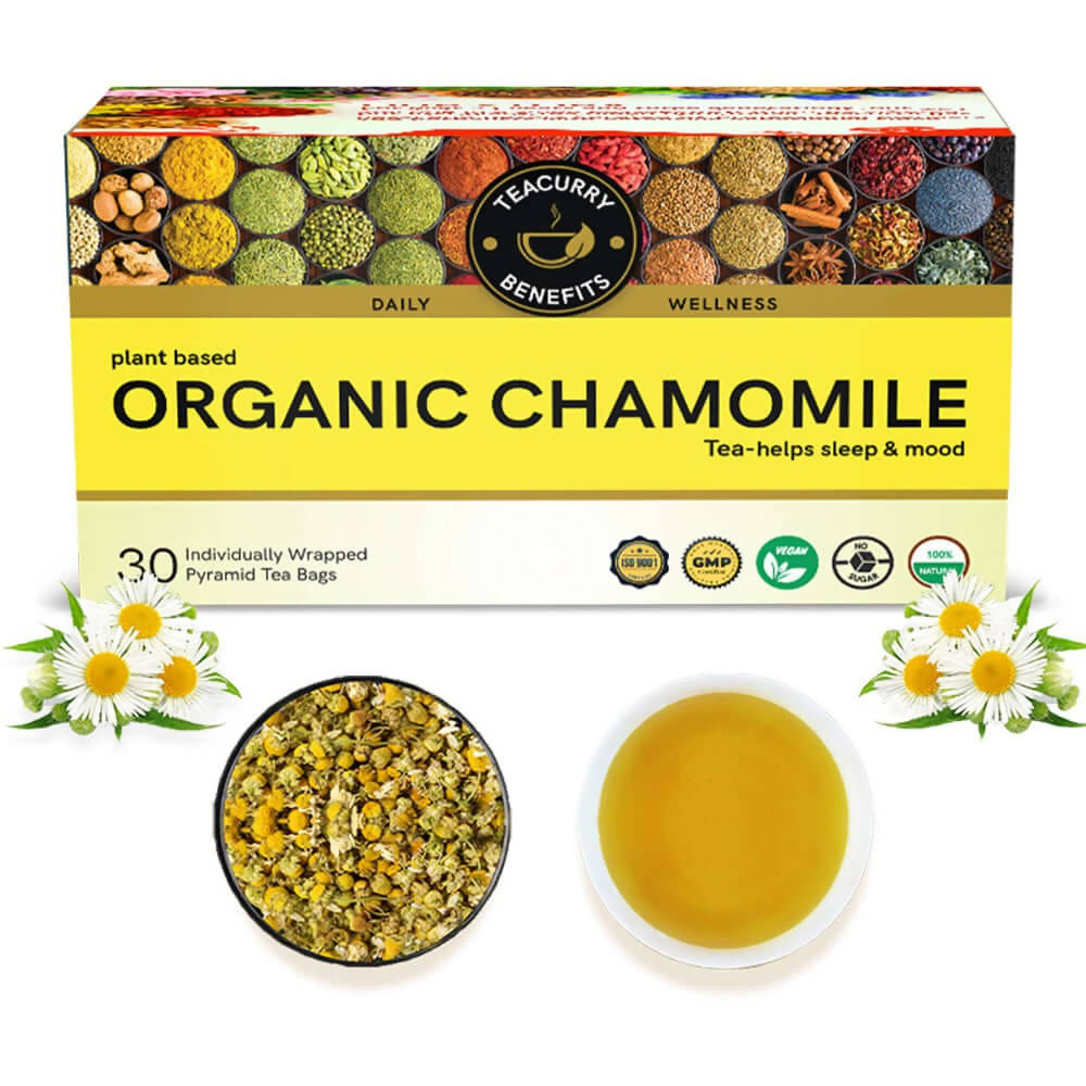 Teacurry Organic Chamomile Tea | Grocsy