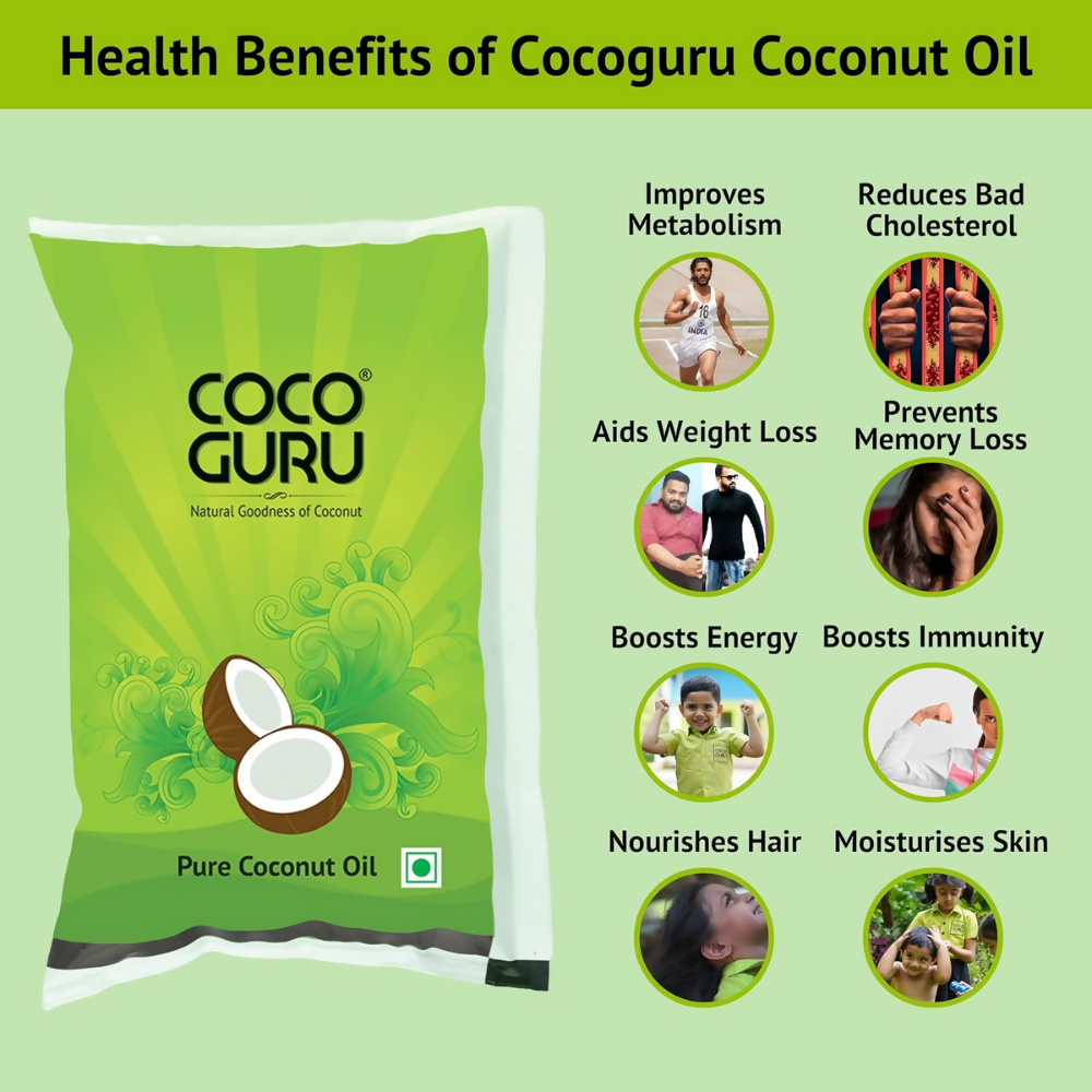 Cocoguru High Grade Coconut Cooking Oil | Grocsy