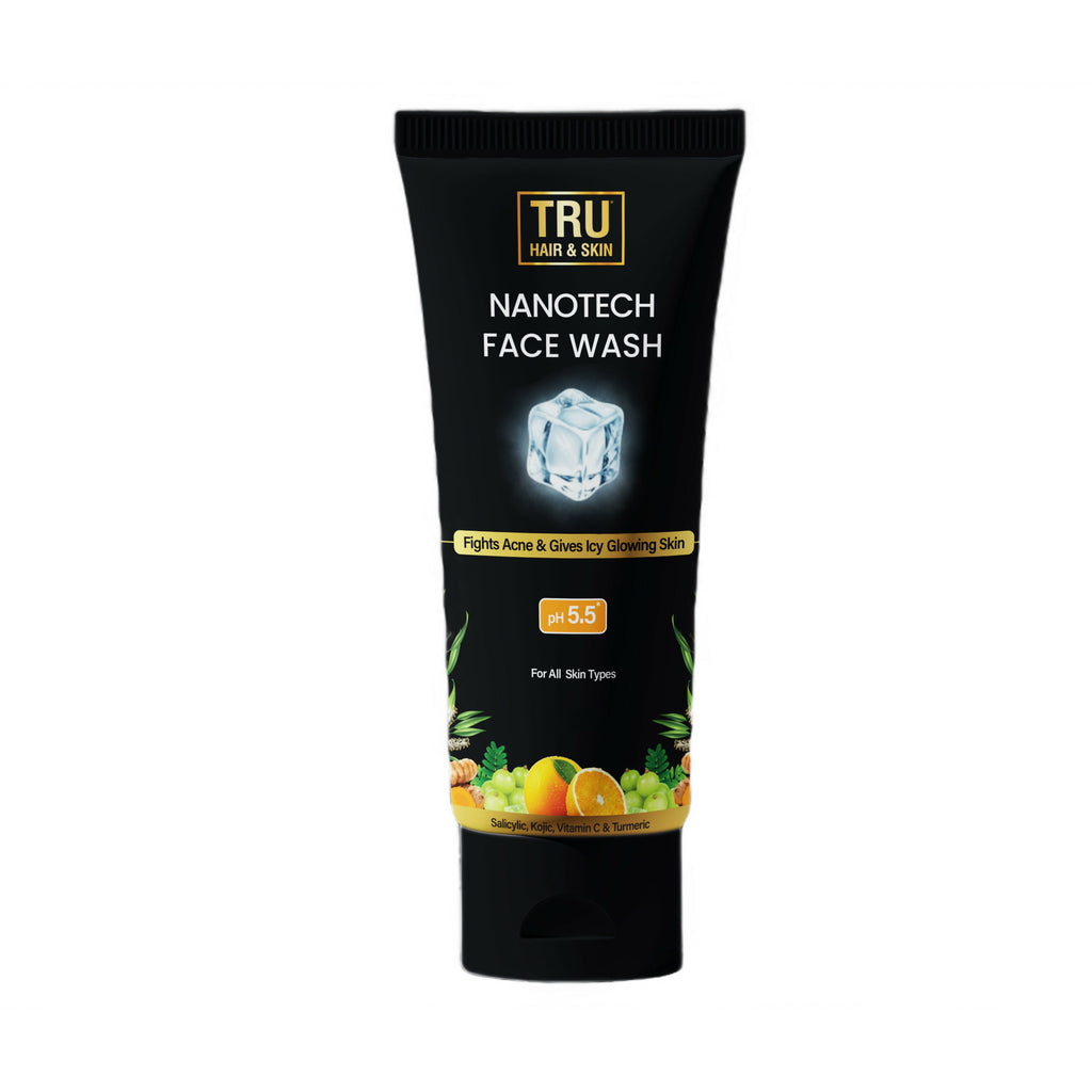 Tru Hair & Skin Nanotechnology Facewash For Sensitive-Acne Prone Skin | Grocsy