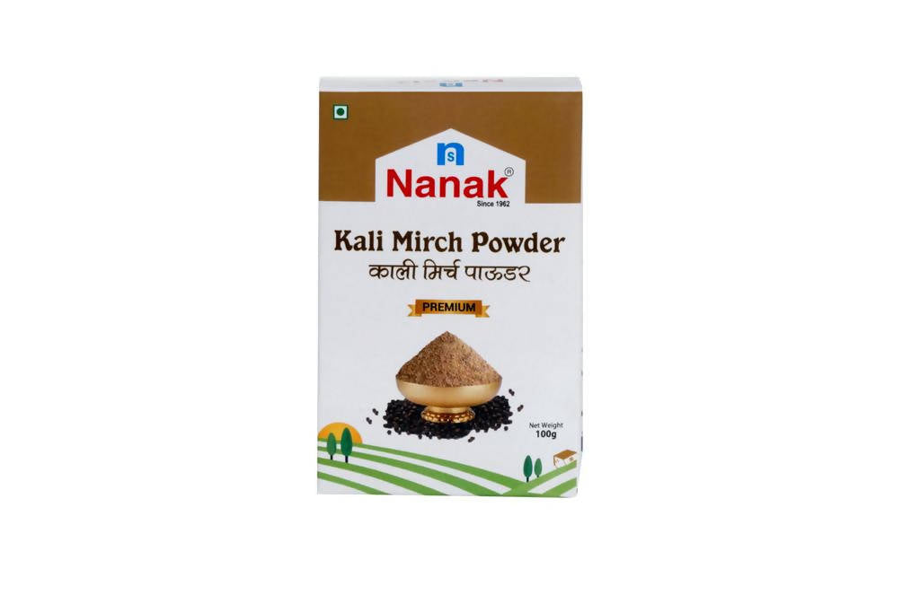 Nanak Premium Black Pepper (Kali Mirch) Powder,100g | Grocsy