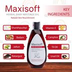 Maxisoft Herbal Baby Massage Oil | Grocsy