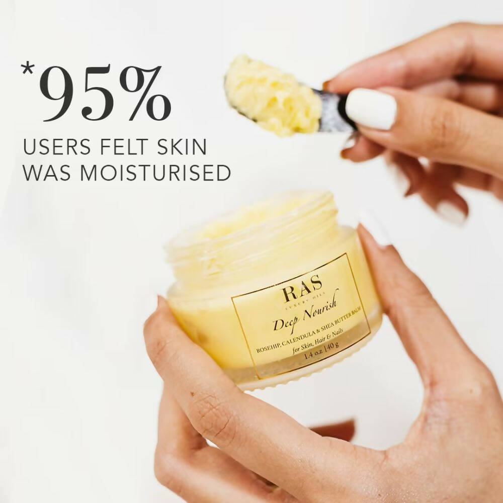 Ras Luxury Oils Deep Nourish Butter Balm for Skin, Hair & Nails | Grocsy