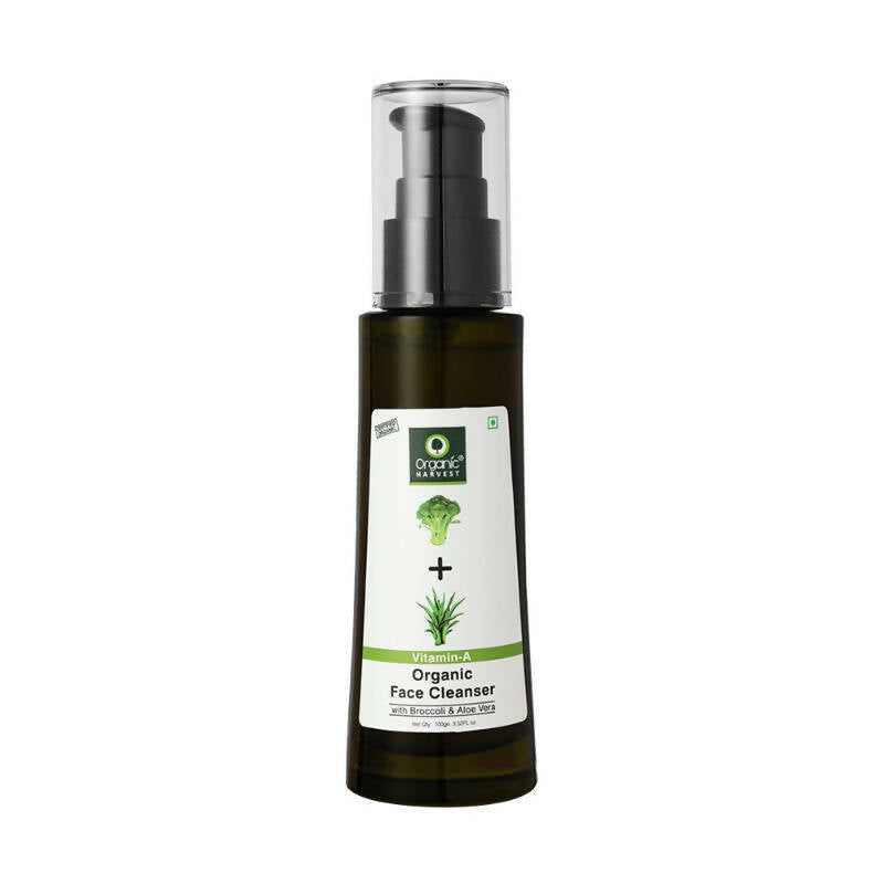 Organic Harvest Vitamin A Organic Face Cleanser with Broccoli & Aloe Vera | Grocsy