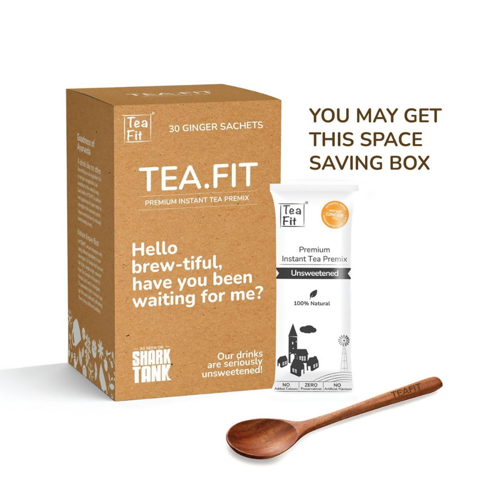 TeaFit No Sugar Instant Ginger Tea Premix | Grocsy