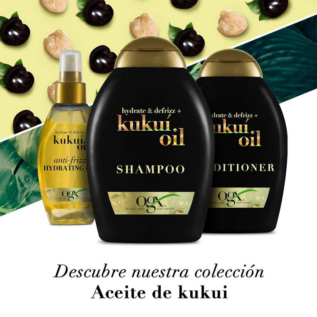 OGX Hydrate & Defrizz + Kukui Oil Conditioner | Grocsy