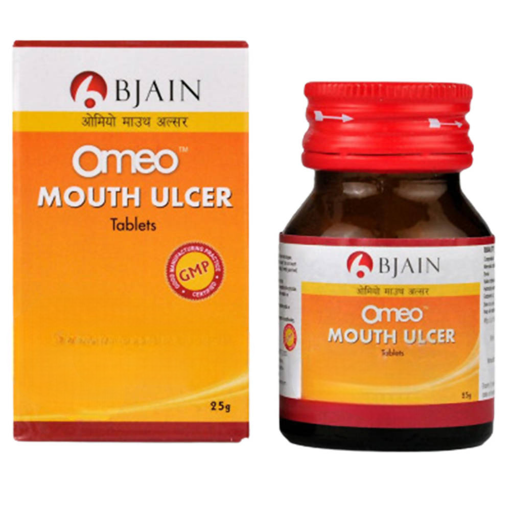 Bjain Homeopathy Omeo Mouth Ulcer Tablets | Grocsy