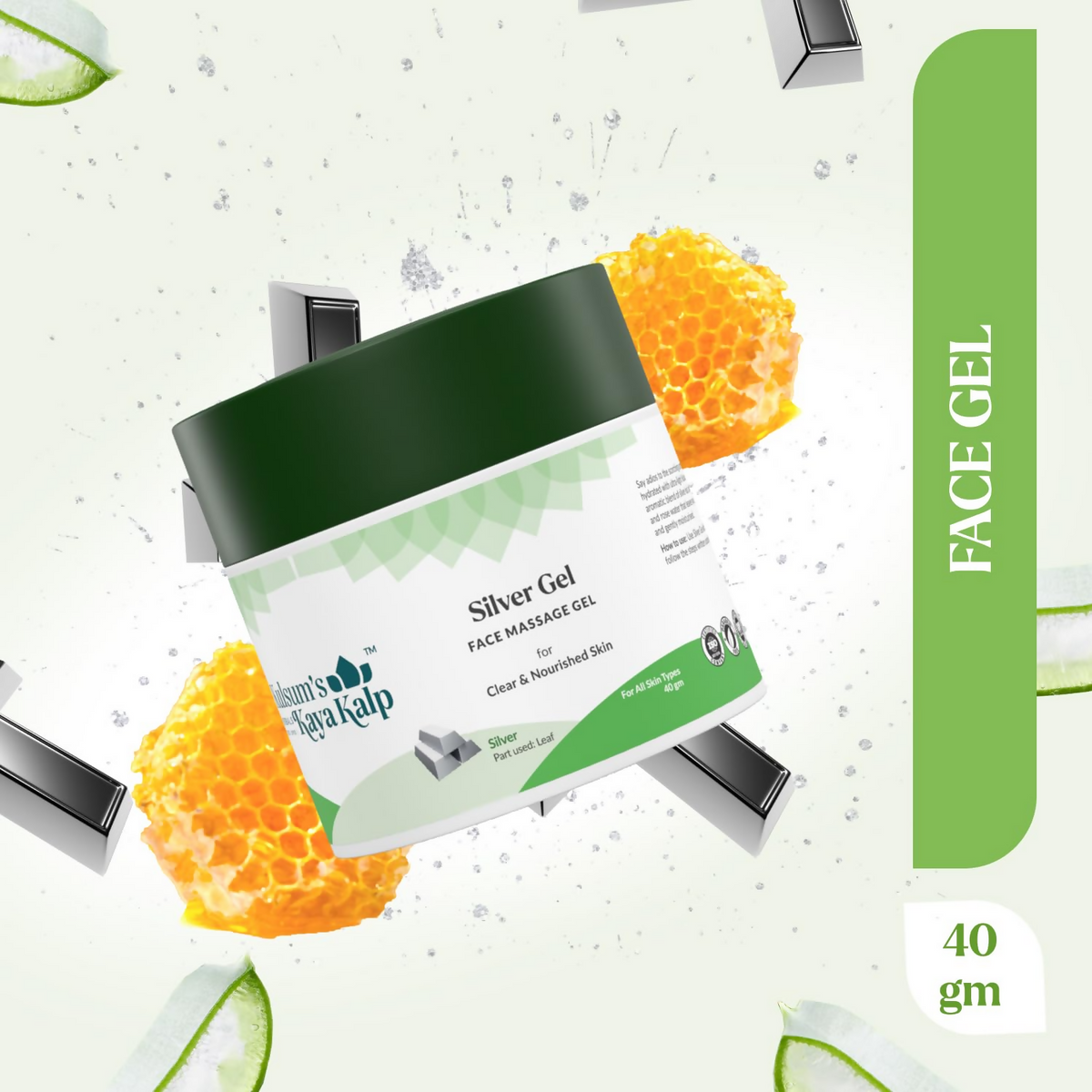 Kulsum's Kaya Kalp Silver Gel For Clear & Nourished Skin | Grocsy