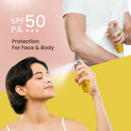 Swiss Beauty Protect Maxx Sunscreen Air Mist With SPF 50 PA+++ | Grocsy