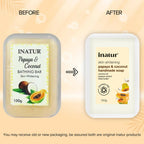 Inatur Papaya and Coconut Soap | Grocsy