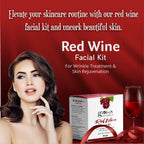 Globus Naturals Anti-Ageing Red Wine 6 Step Facial Kit | Grocsy