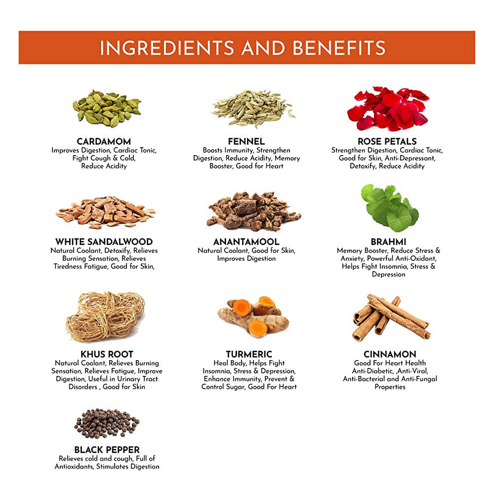 Satv Thandak Herbal Milk Mix | Grocsy