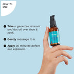 Pilgrim White Lotus Sunscreen Serum SPF 50 PA+++ | Grocsy