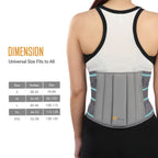 Orth-rem Back Support Brace For Men & Women Lower Back Pain Relief Belt | Grocsy