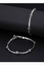 Mominos Fashion Traditional German Silver Anklets