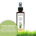 Inatur Vetiver Hydrosol Floral Water | Grocsy