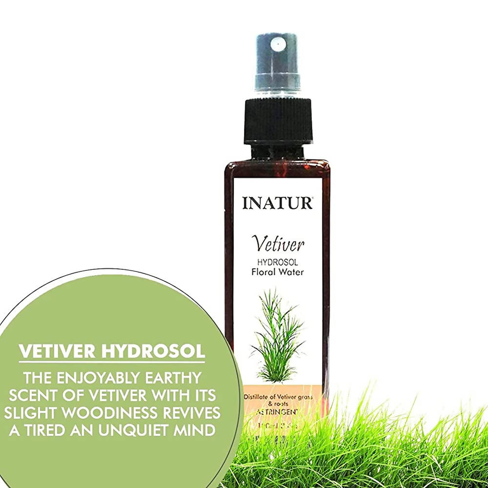Inatur Vetiver Hydrosol Floral Water | Grocsy
