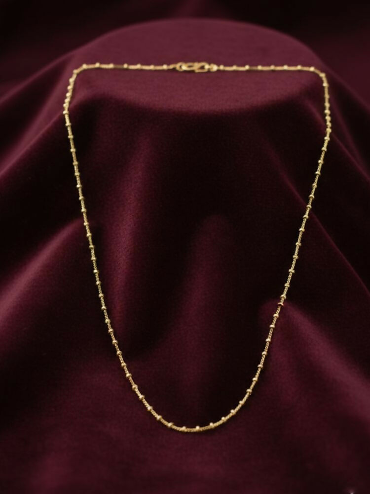 NVR Women Gold Plated Minimal Chain | Grocsy