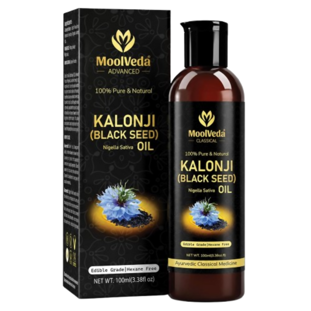 Moolveda Premium Cold Pressed Kalonji Oil - Black | Grocsy