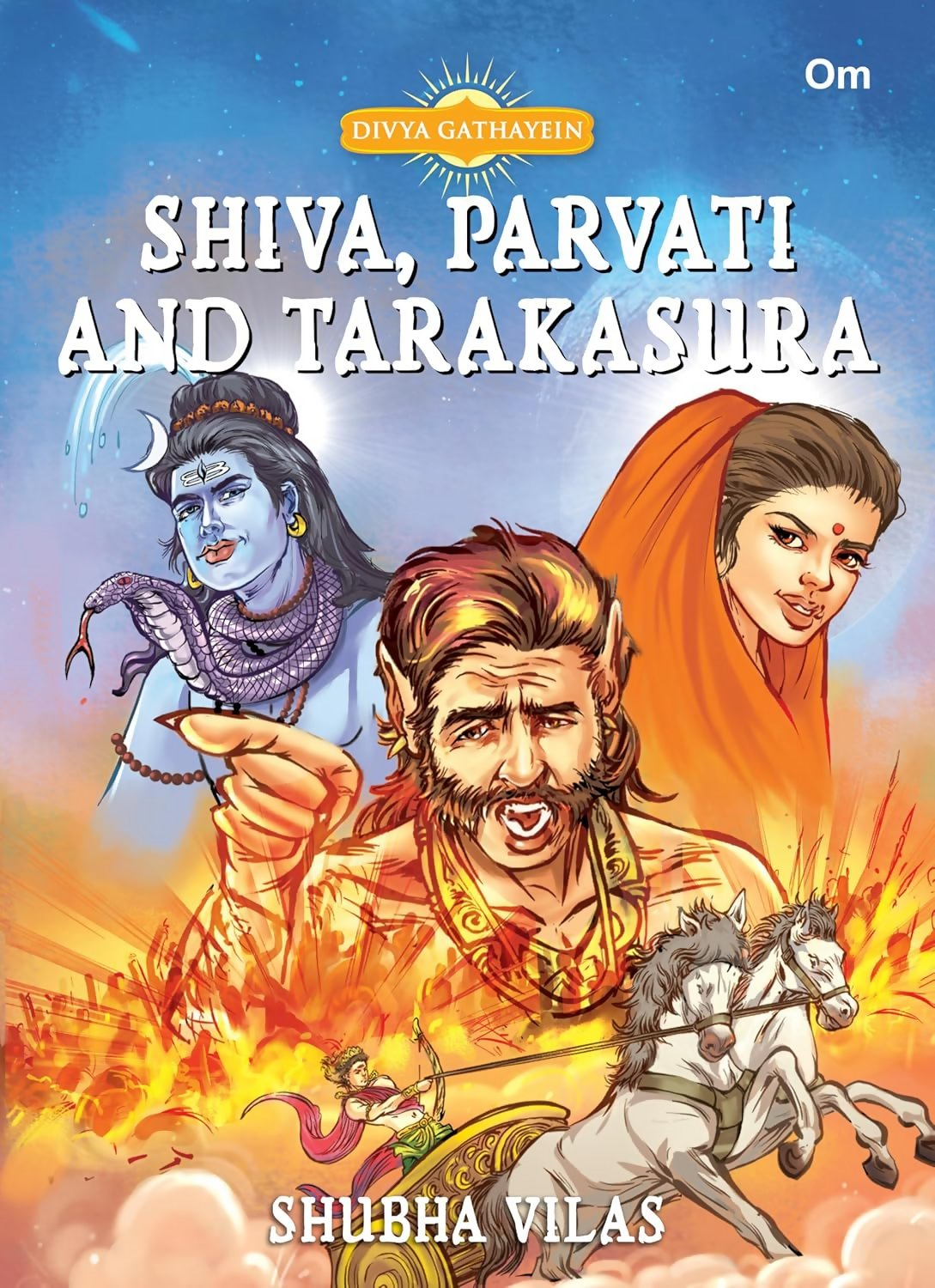 Divya Gathayein Comics God Shiva, Parvati And Tarakasura - Om Books | Grocsy