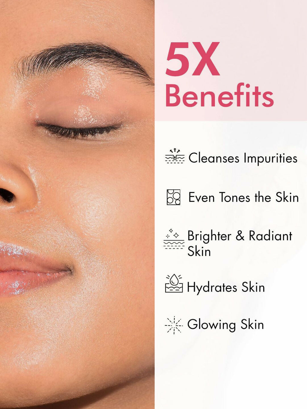 mCaffeine Clear Glow 1% Kojic Acid Daily Brightening Face Wash For Dark Spots & Pigmentation | Grocsy