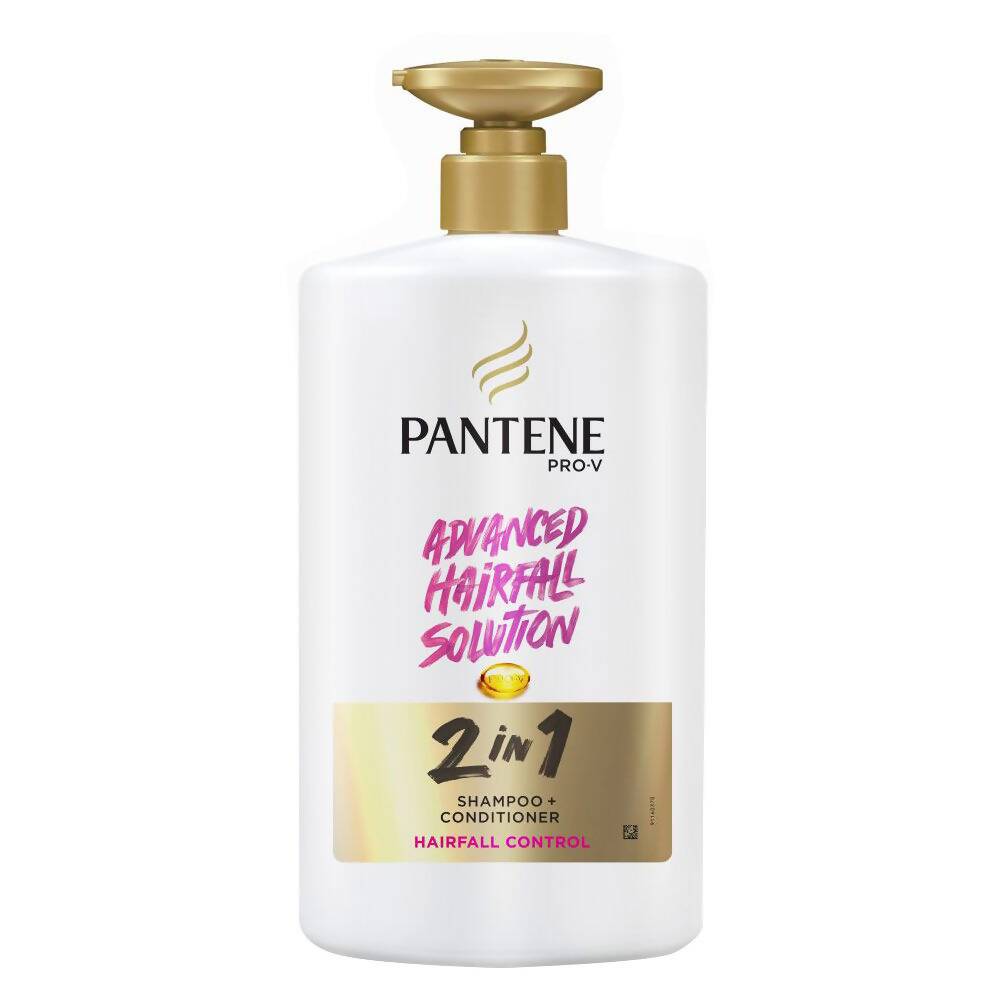 Pantene 2 In 1 Hairfall Control Shampoo + Conditioner | Grocsy