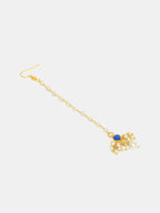 Ruby Raang Set Of 2 Blue Kundan | Grocsy
